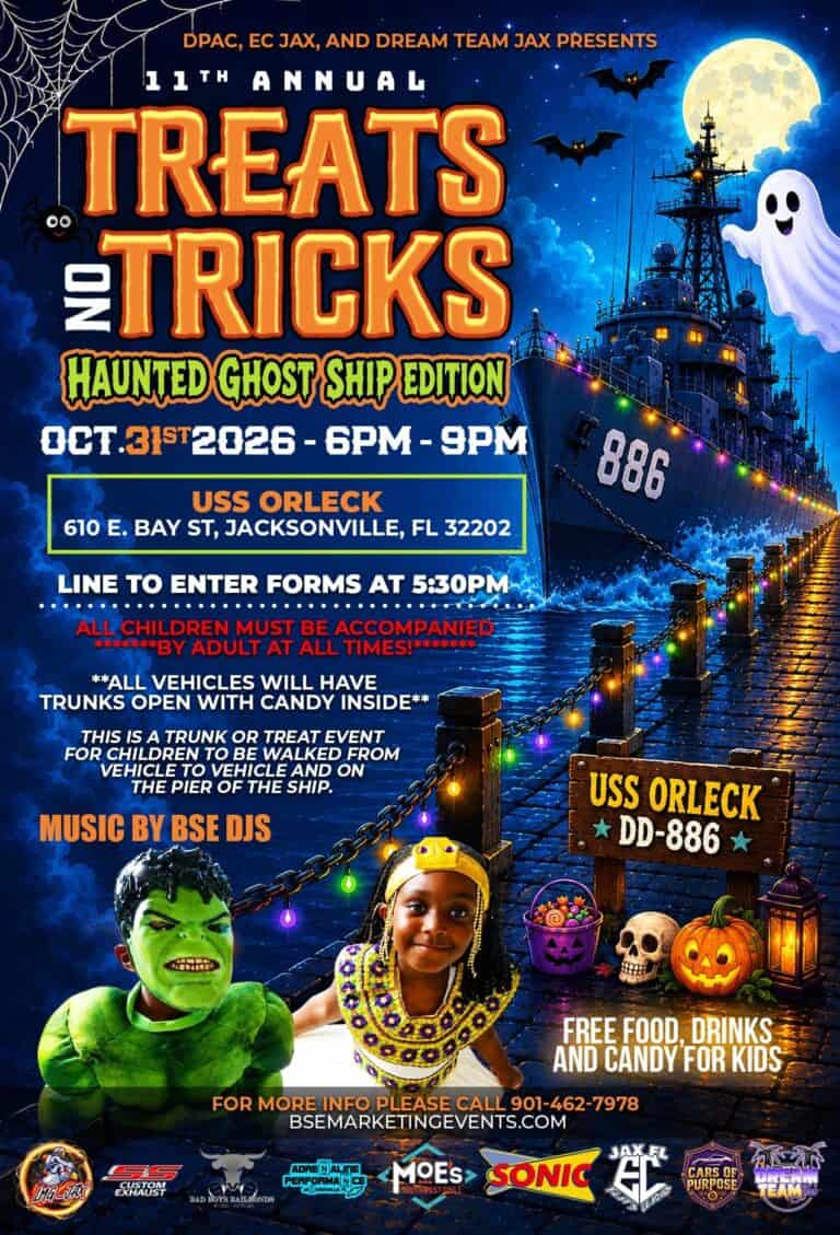 11th Annual Treats on Tricks: Haunted Ghost Ship Edition car show in Jacksonville, FL