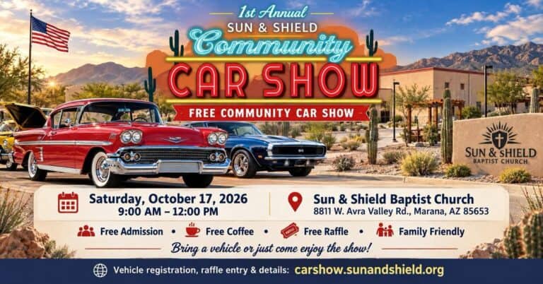 1st Annual Sun & Shield Community Car Show car show in Marana, AZ