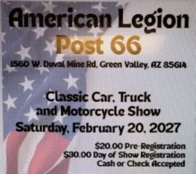 2nd Annual Classic Car, Truck and Motorcycle Show car show in Green Valley, AZ
