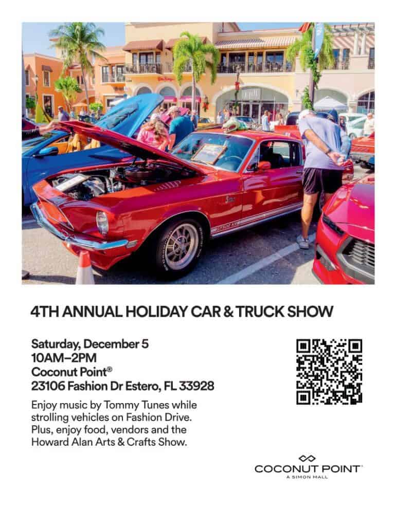 4th Annual Holiday Car & Truck Show car show in Estero, FL