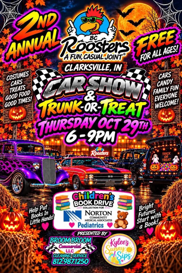 2nd Annual BC Roosters Car Show & Trunk-or-Treat car show in Clarksville, IN