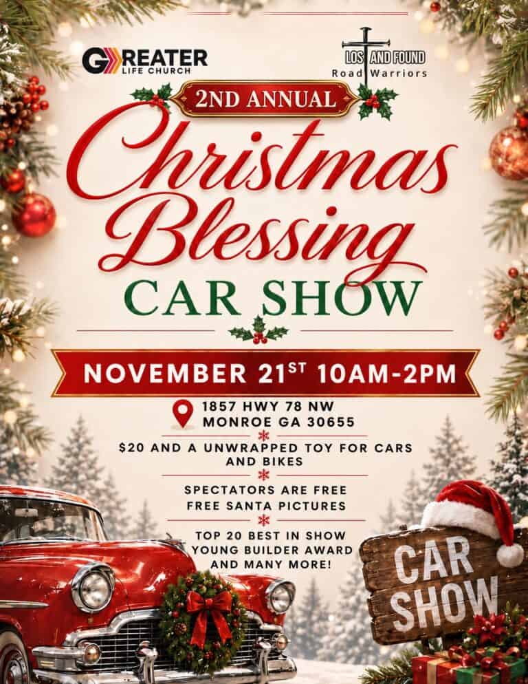 2nd Annual Christmas Blessing Car Show car show in Monroe, GA