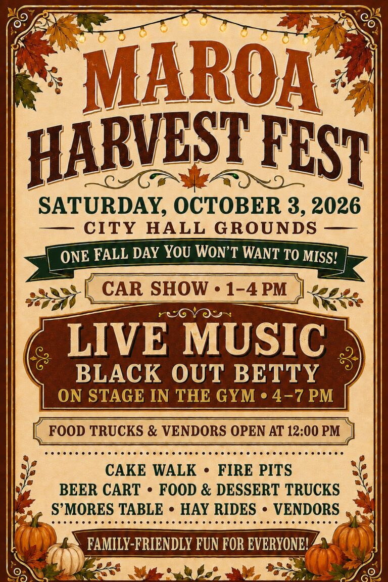 Maroa Harvest Fest car show in Maroa, IL