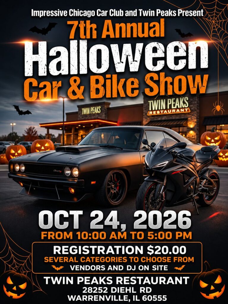 7th Annual Halloween Car & Bike Show car show in Warrenville, IL