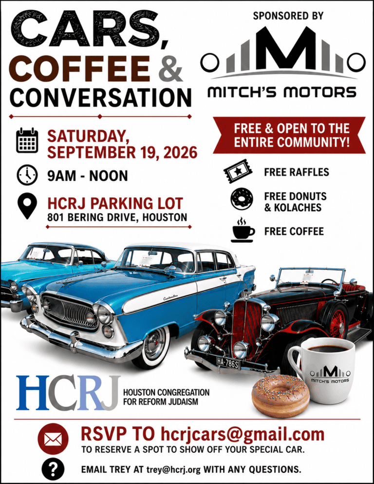 Cars, Coffee & Conversation – and a helicopter too! car show in Houston, TX