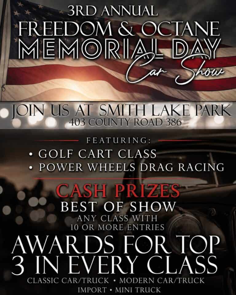 3rd Annual Freedom & Octane Memorial Day Car Show car show in Cullman, AL