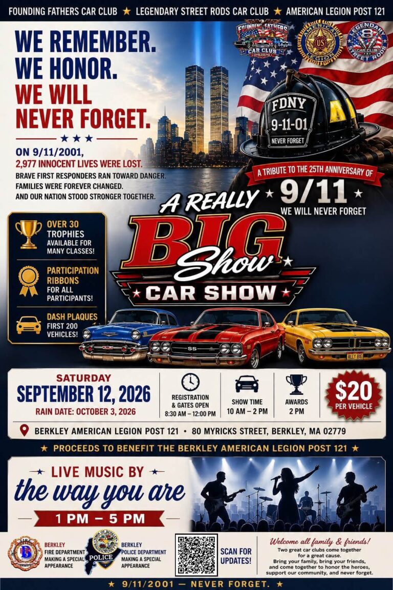 A Really Big Show Car Show car show in Berkley, MA