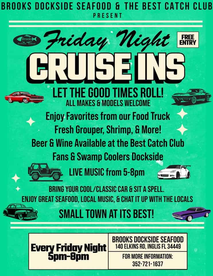 Friday Night Car Cruise In car show in Inglis, FL