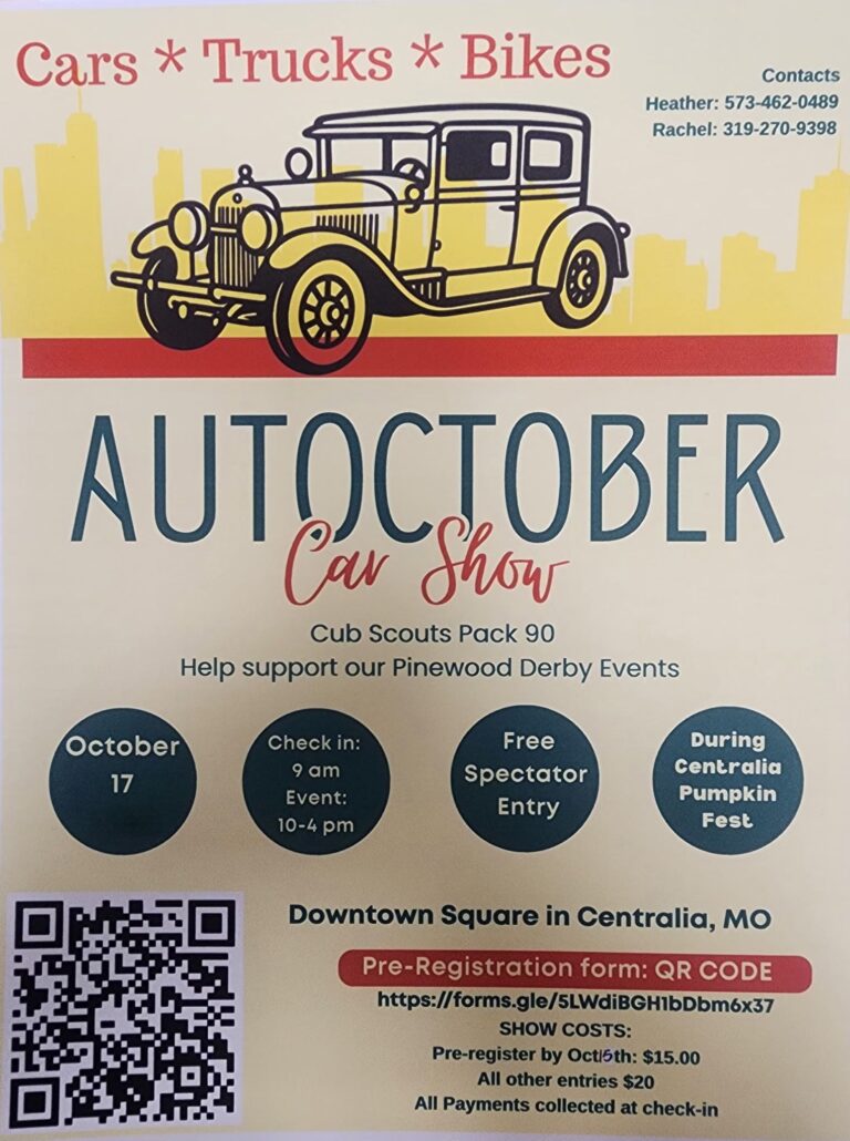 Autoctober Car Show car show in Centralia, MO