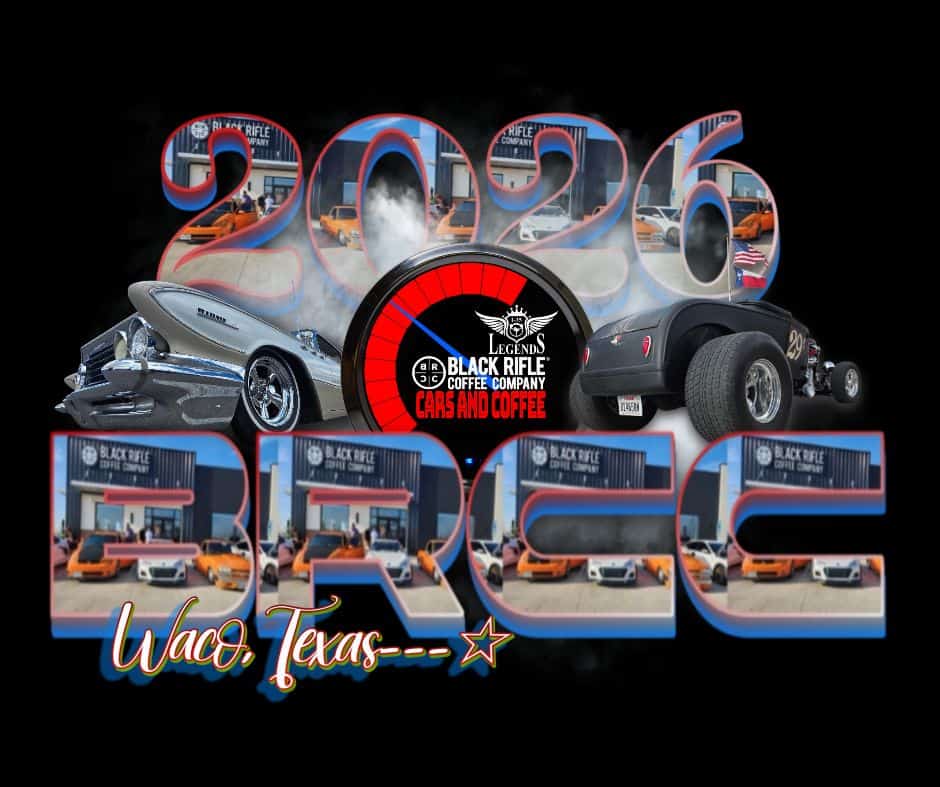 Black Rifle Coffee Company Cars & Coffee event at BRCC Waco in Waco, TX on September 19, 2026