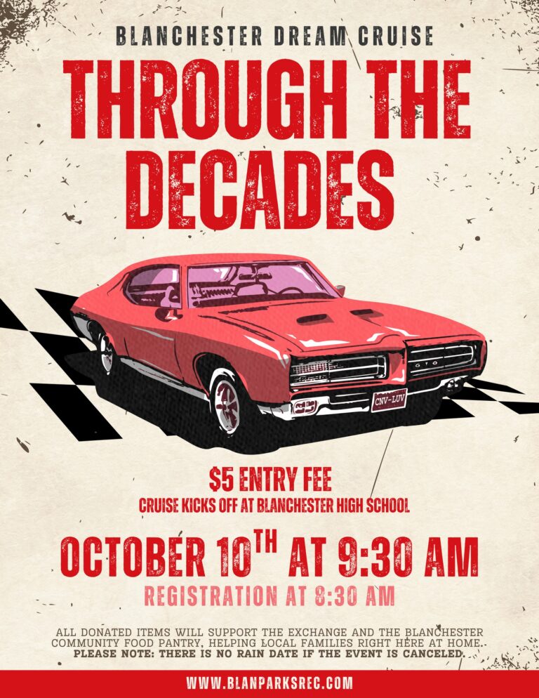 Blanchester Dream Cruise: Through the Decades car show in Blanchester, OH