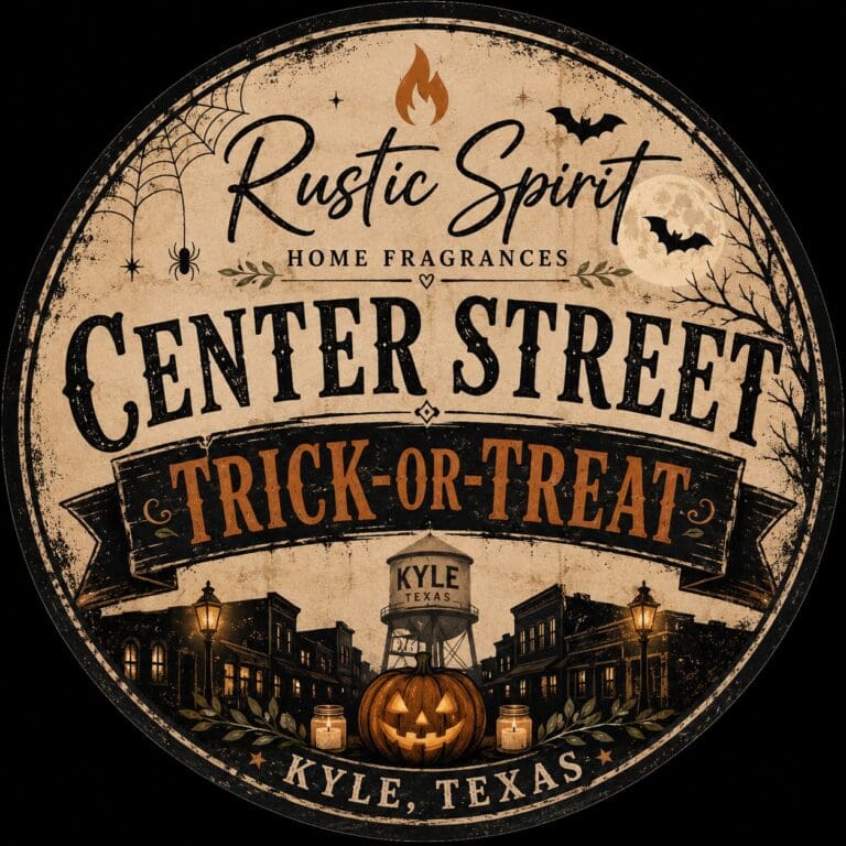Center Street Trick-or-Treat car show in Kyle, TX