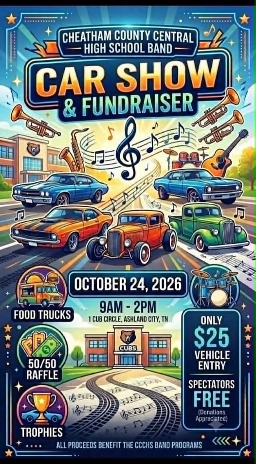 Cheatham County Central High School Band Car Show & Fundraiser car show in Ashland City, TN