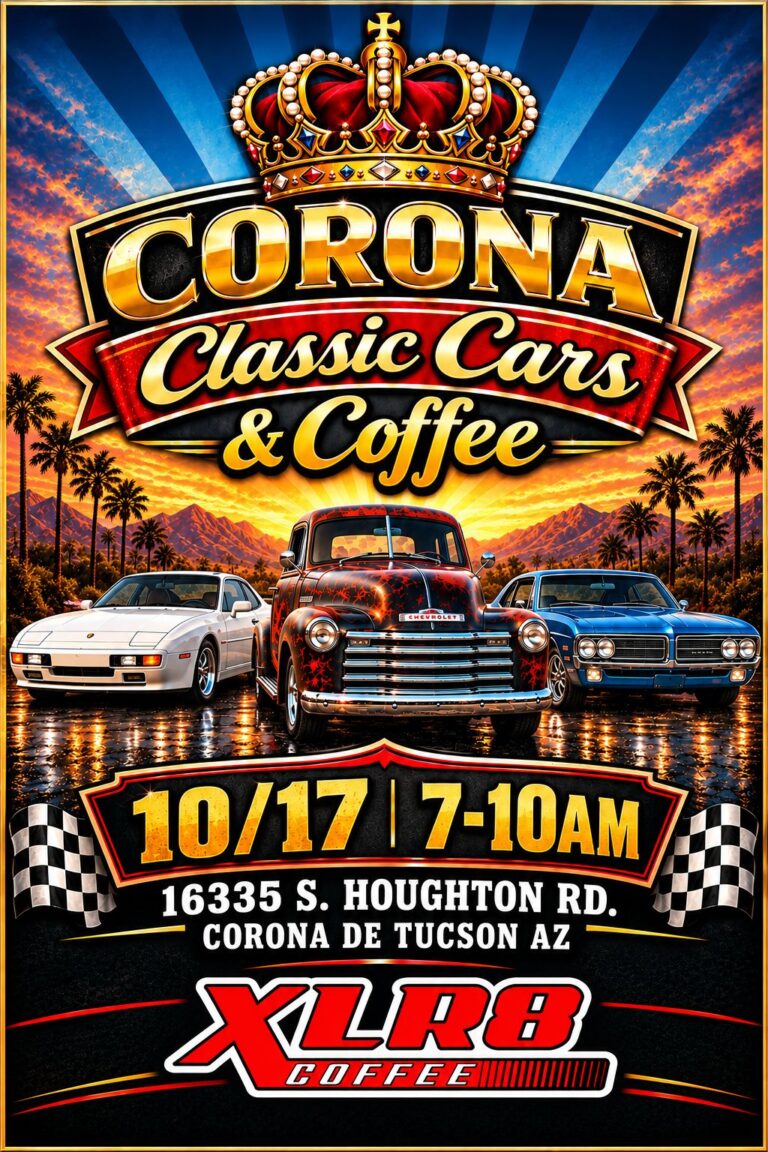 Corona Classic Cars & Coffee car show in Corona de Tucson, AZ