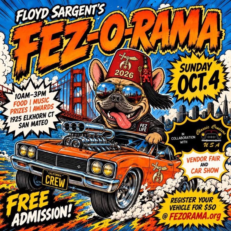 Floyd Sargent’s Fez-O-Rama car show in San Mateo, CA