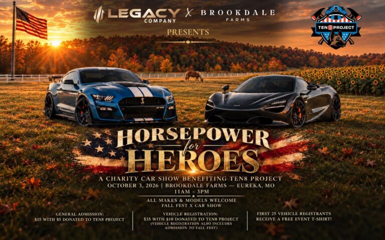 Horsepower for Heroes car show in Eureka, MO