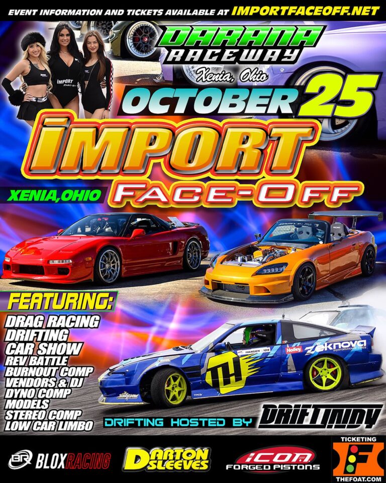 Import Face-Off @ Darana Raceway car show in Xenia, OH