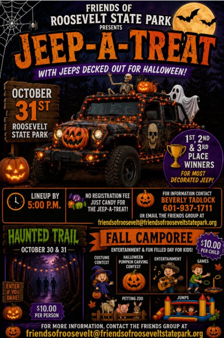 Jeep-A-Treat car show in Morton, MS