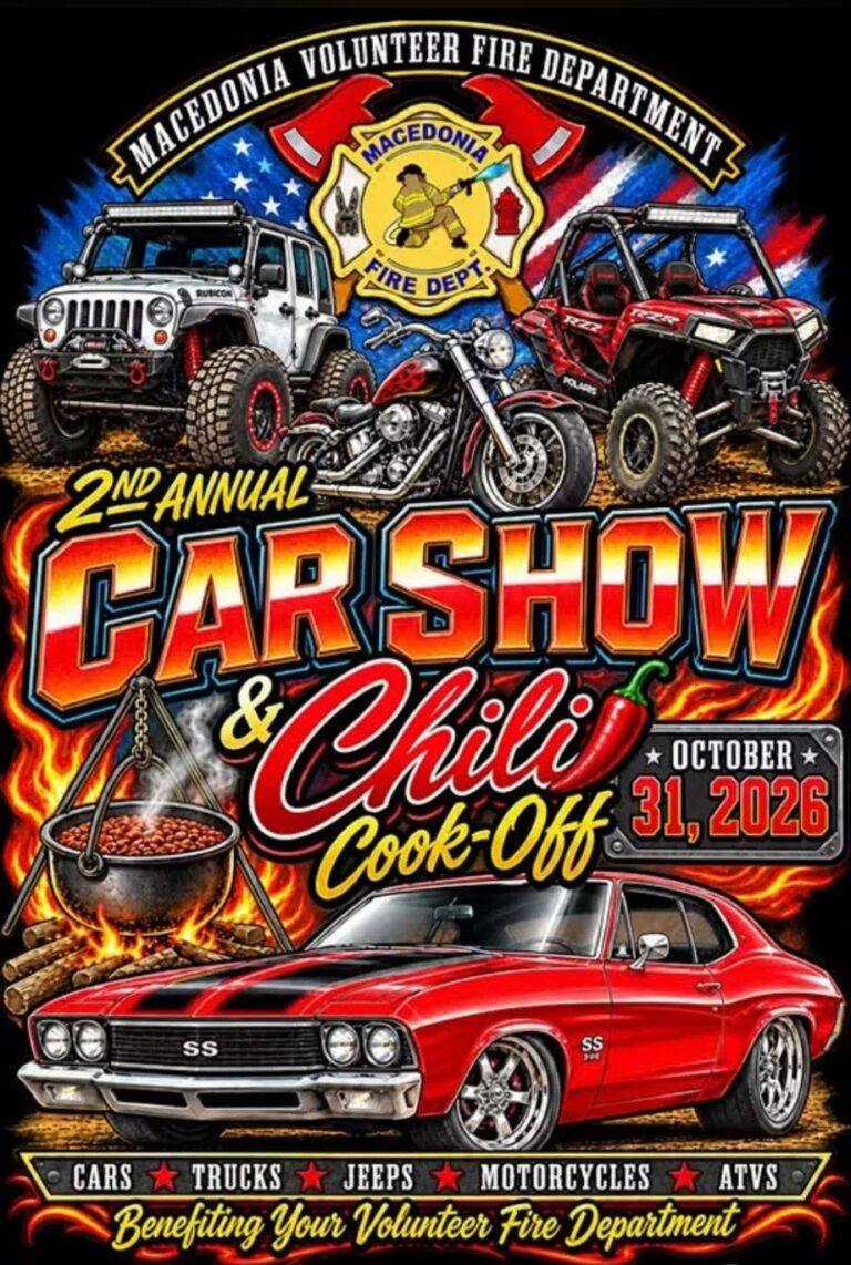 Macedonia Volunteer Fire Department 2nd Annual Car Show & Chili Cook-Off car show in Petal, MS
