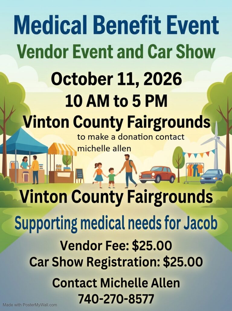 Medical Benefit for Jacob Car Show & Vendor Event car show in McArthur, OH