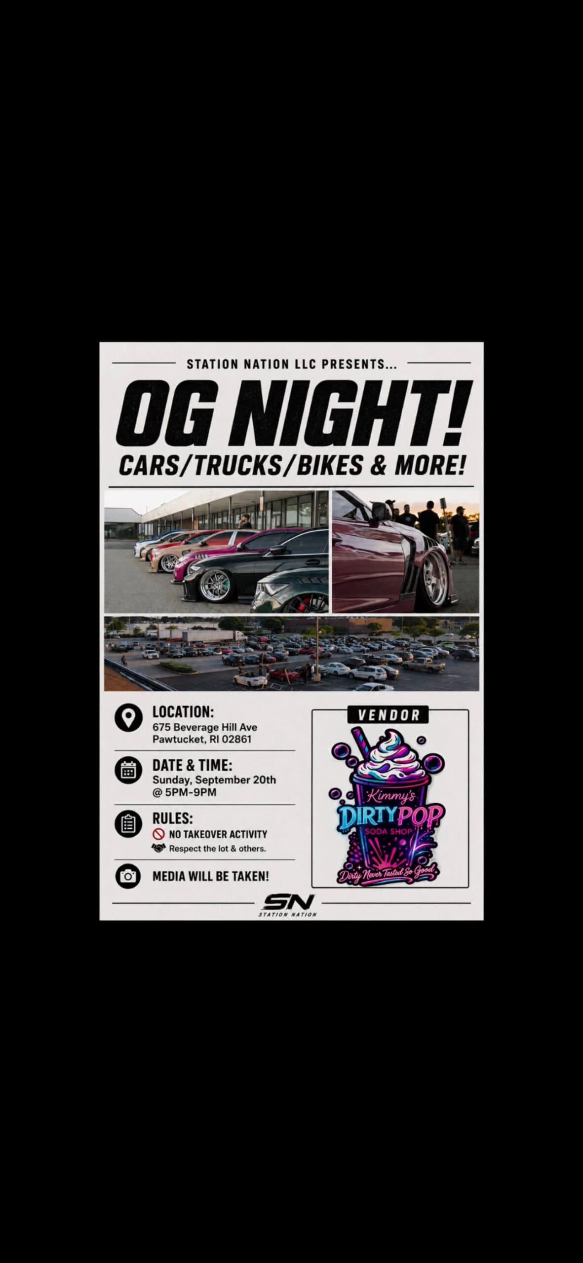 OG Night event at 675 Beverage Hill Ave in Pawtucket, RI on September 20, 2026