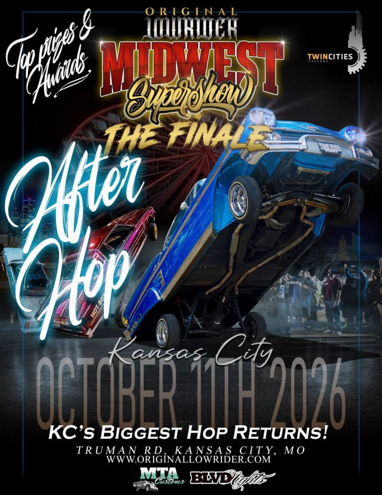 Original Lowrider Midwest Supershow: The Finale After Hop event at Truman Rd. in Kansas City, MO on October 11, 2026