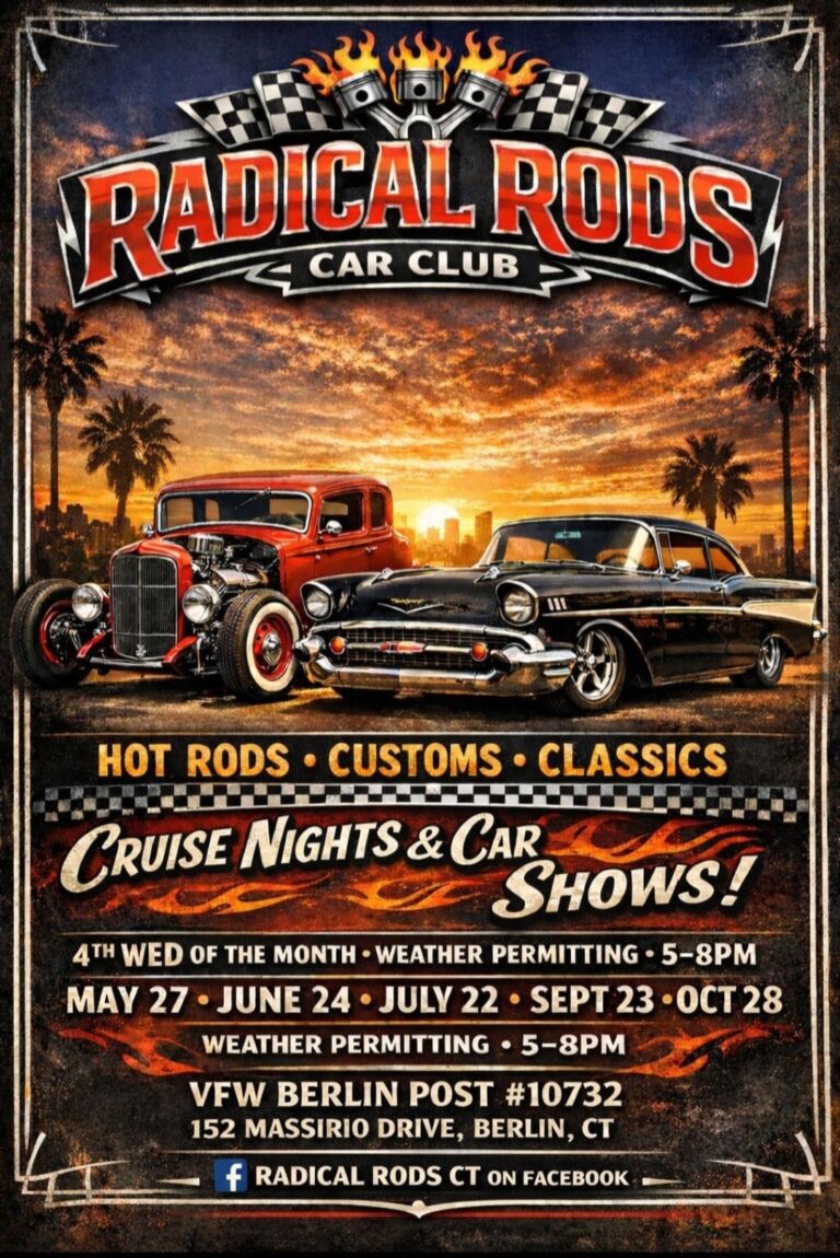 Radical Rods Car Club Cruise Nights & Car Shows car show in Berlin, CT