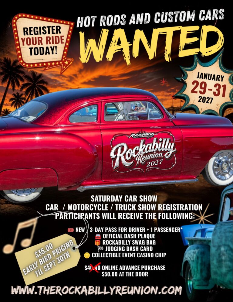 Rockabilly Reunion car show in Lake Havasu City, AZ