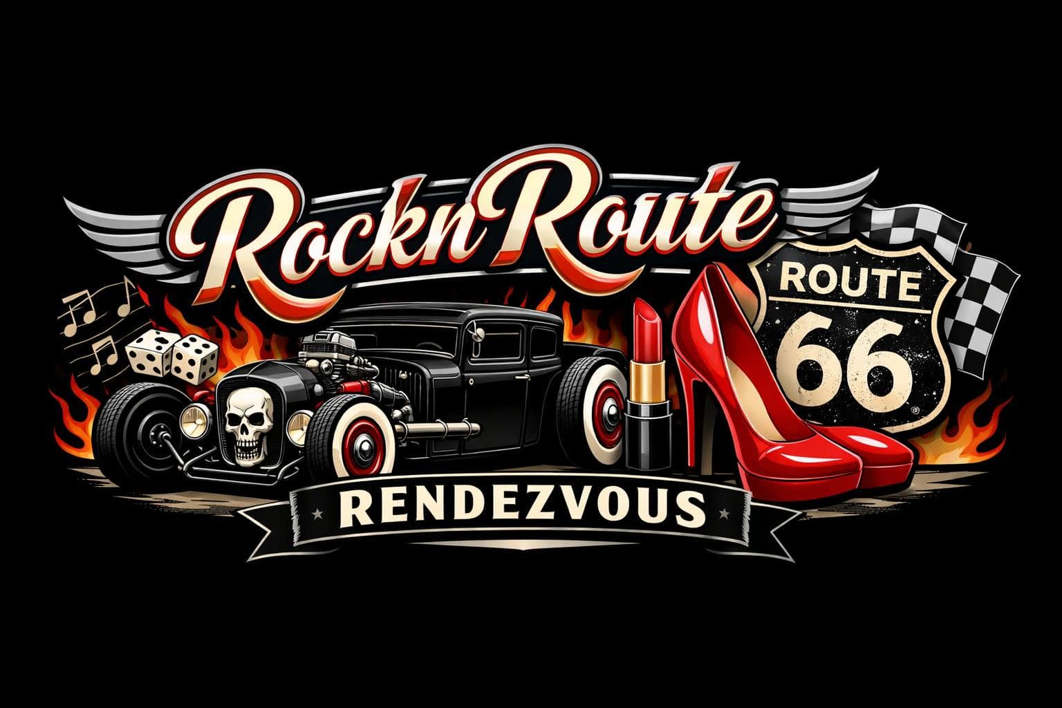 RocknRoute Rendezvous Pinup & Car Show event at Williams Arizona Rodeo Grounds in Williams, AZ on September 20, 2026