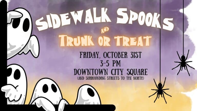 Sidewalk Spooks and Trunk or Treat car show in Broken Bow, NE