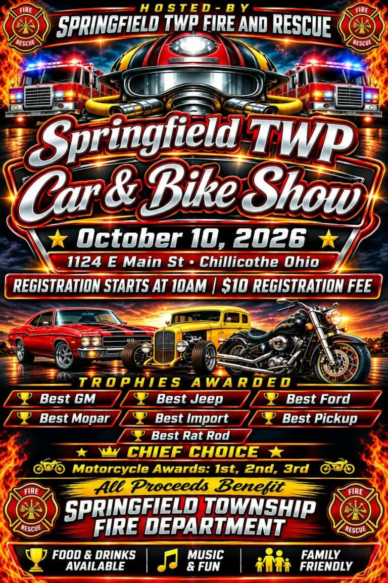 Springfield TWP Car & Bike Show car show in Chillicothe, OH