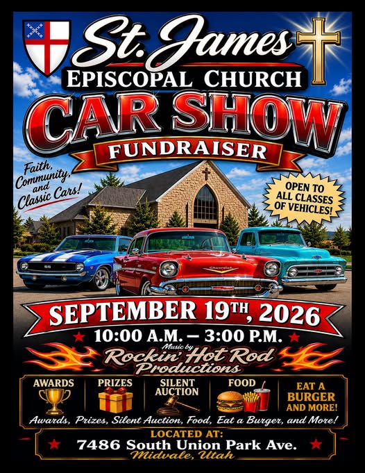 St. James 8th Annual Charity Car Show car show in Midvale, UT
