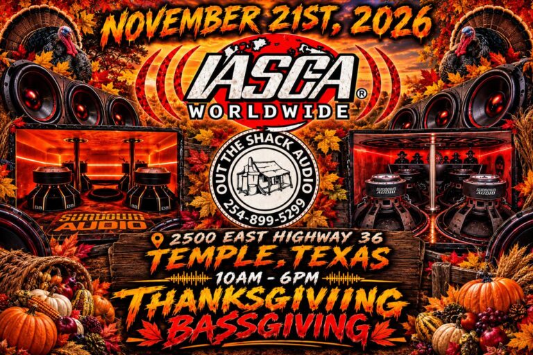 Thanksgiving Bassgiving car show in Temple, TX