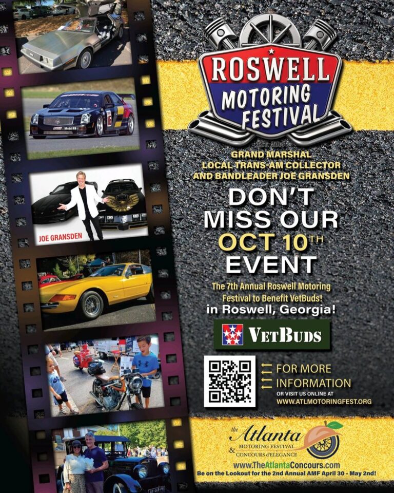 The 7th Annual Roswell Motoring Festival car show in Roswell, GA