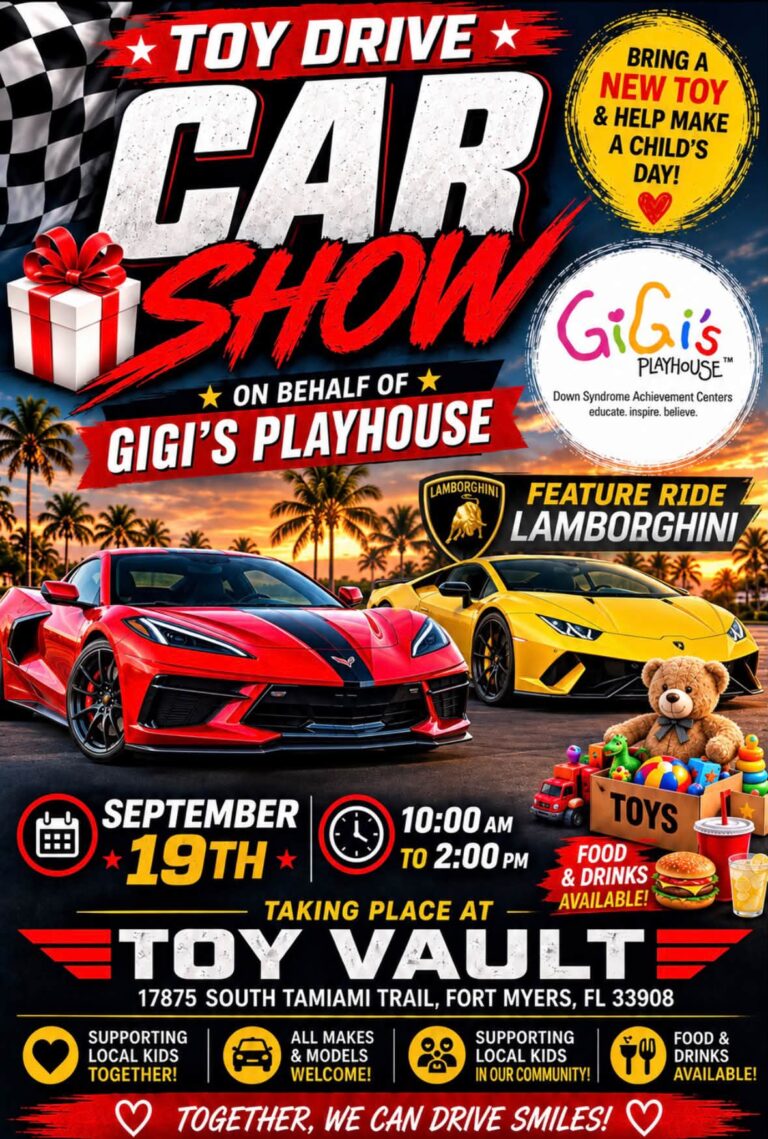 Toy Vault Toy Drive Car Show car show in Fort Myers, FL