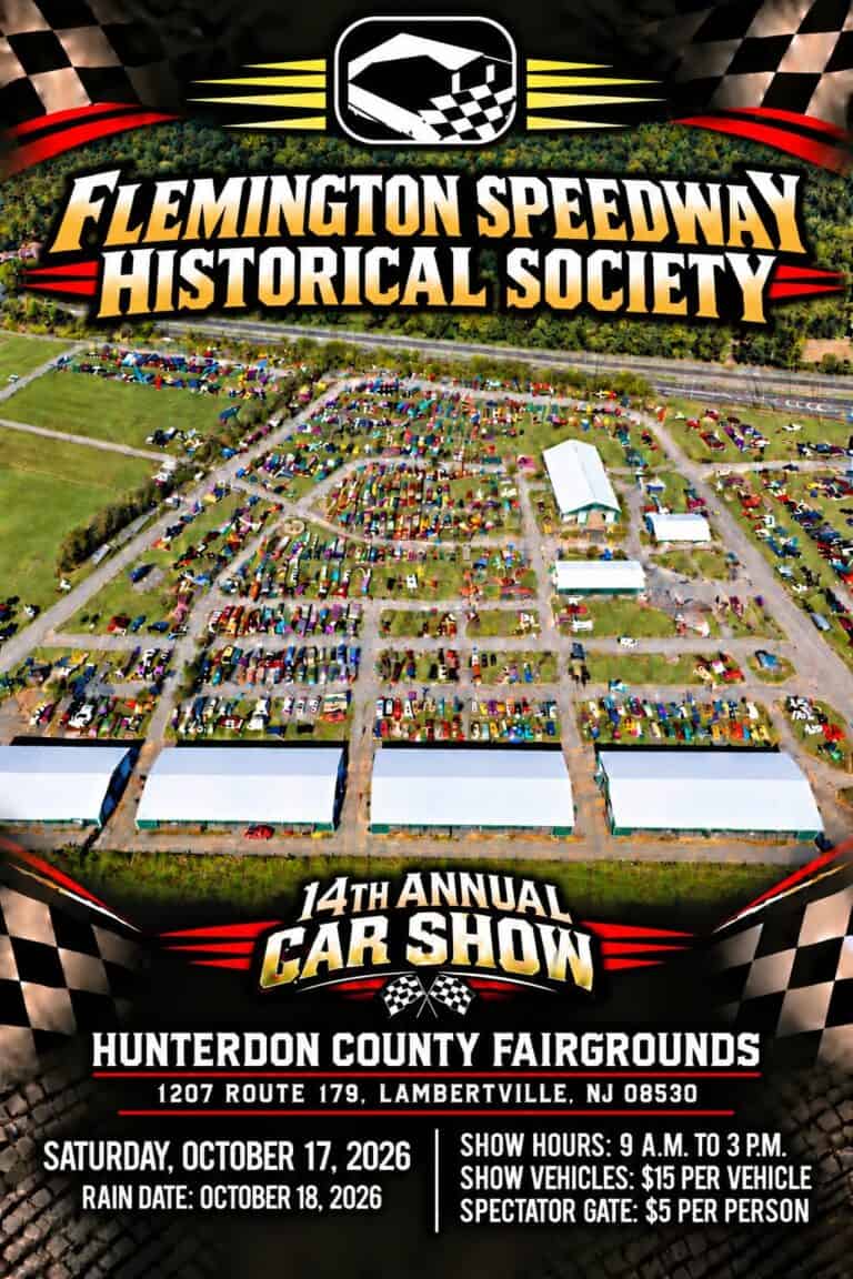 Flemington Speedway Historical Society’s 14th Annual Car Show – Lambertville NJ car show in Lambertville, NJ