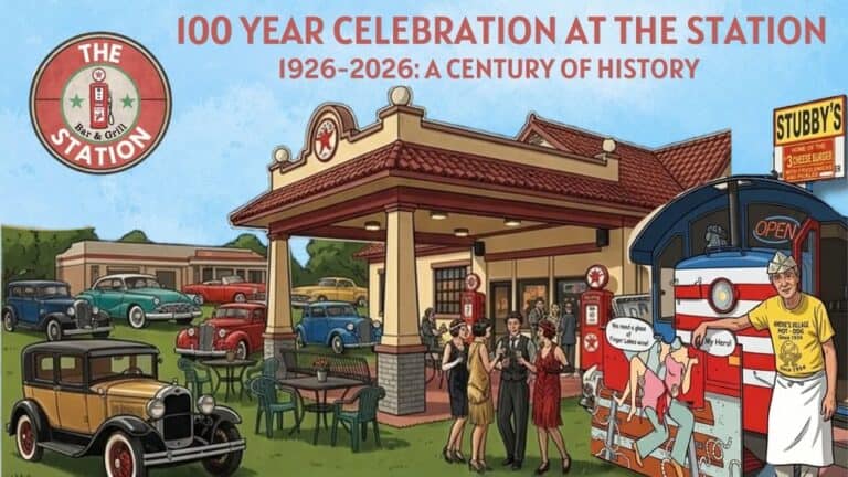 100 Year Celebration: Texaco Station Turned Bar And Grill! car show in Geneva, NY