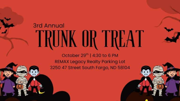 3rd Annual Trunk or Treat at RE/MAX Legacy Realty car show in Fargo, ND