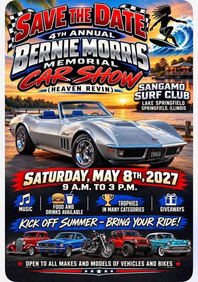 4th Annual Bernie Morris Memorial Car Show car show in Springfield, IL