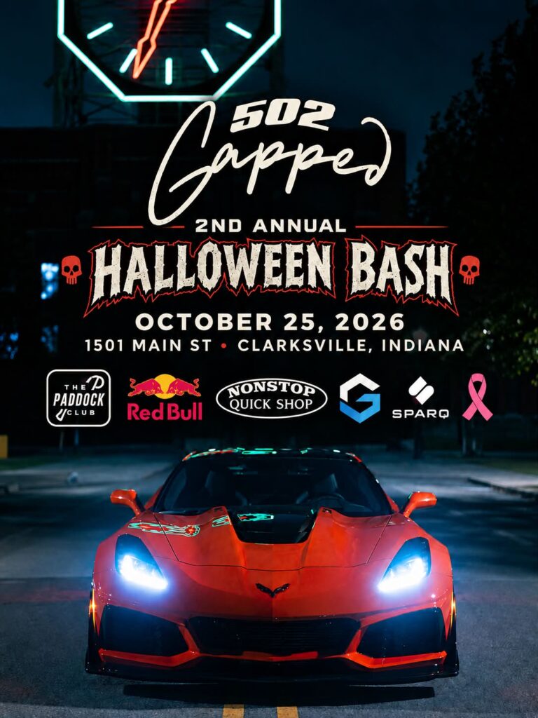 502 Capped Annual Halloween Bash car show in Clarksville, IN
