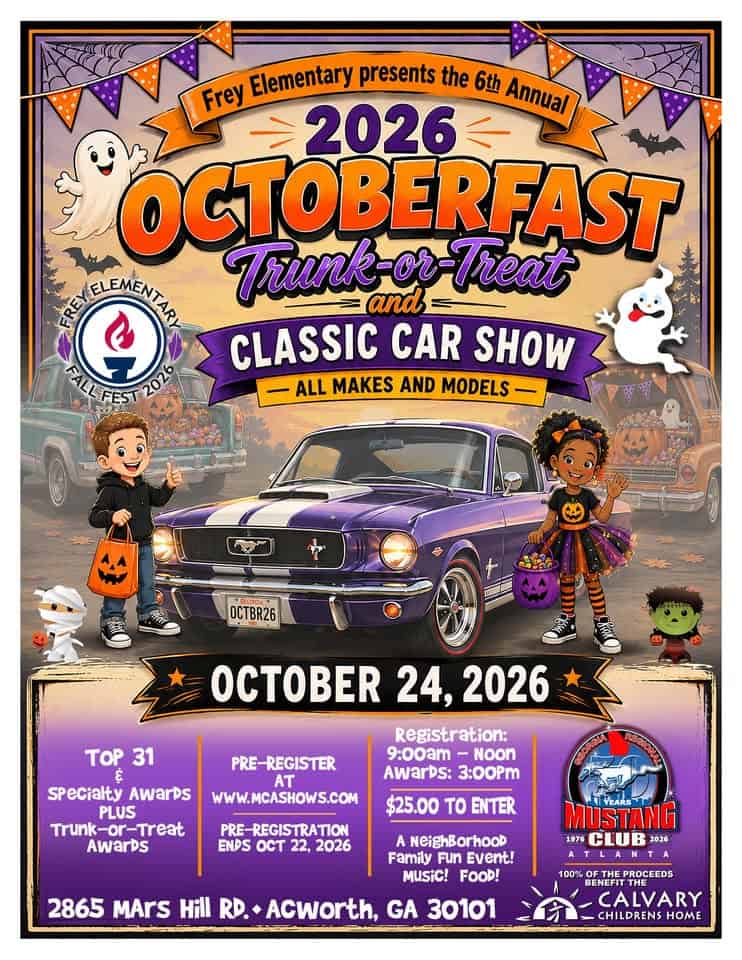 6th Annual Octoberfast Trunk or Treat / Classic Car and Truck Show car show in Acworth, GA