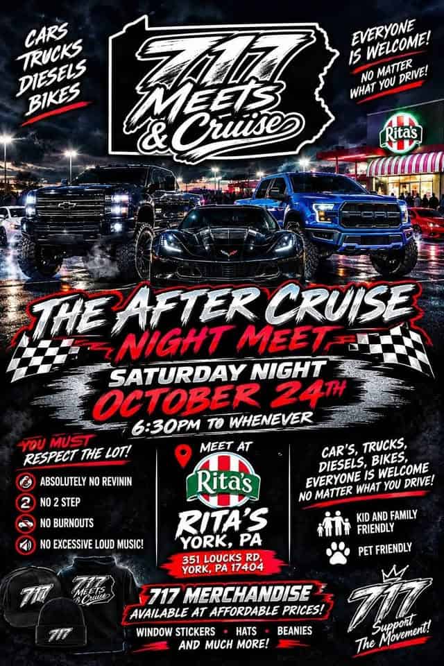 717 Meets & Cruise The After Cruise Night Meet car show in York, PA