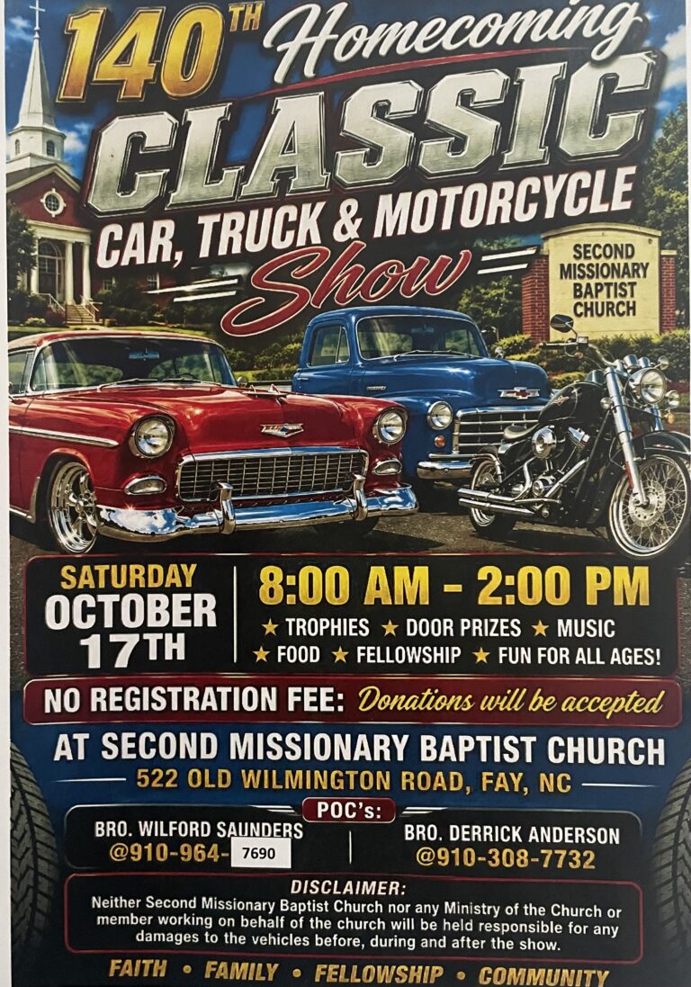 140th Homecoming Classic Car, Truck, & Motorcycle Show car show in Fayetteville, NC