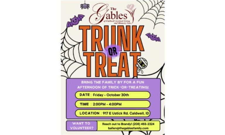 The Gables Of Caldwell Assisted Living & Memory Care Trunk Or Treat