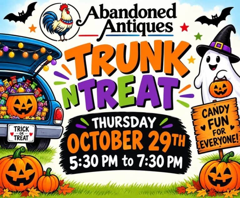 Abandoned Antiques Trunk ‘N Treat car show in Millington, TN