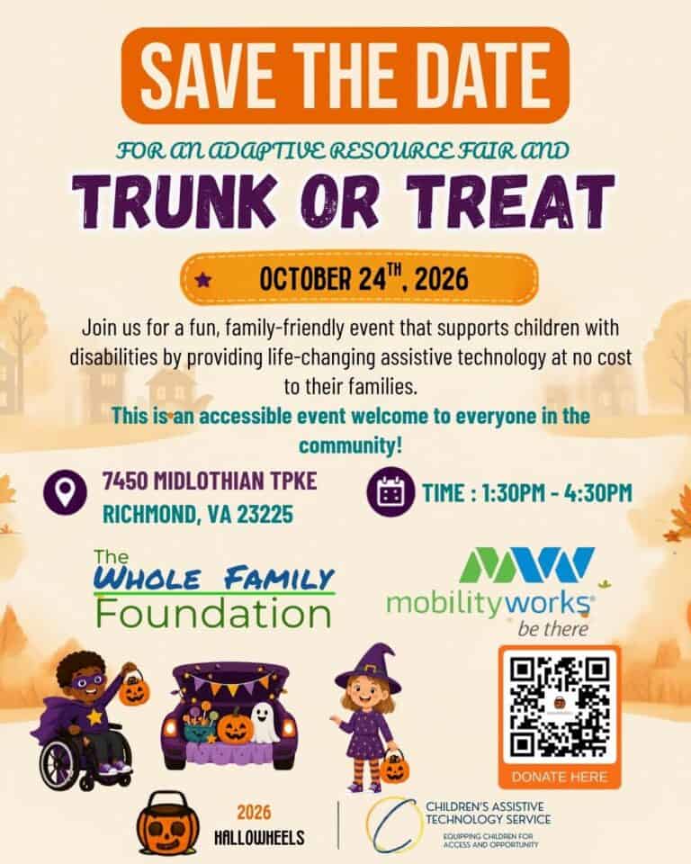 Adaptive Resource Fair and Trunk or Treat event at MobilityWorks of N. Chesterfield-Richmond, VA in Richmond, VA on October 24, 2026