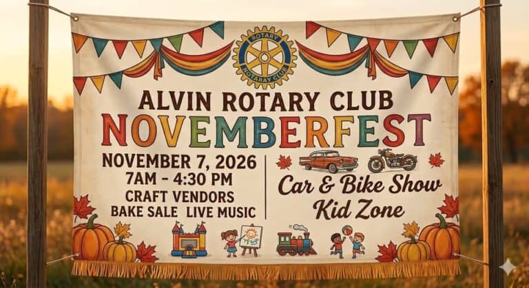 Alvin Rotary Club Novemberfest car show in Alvin, TX