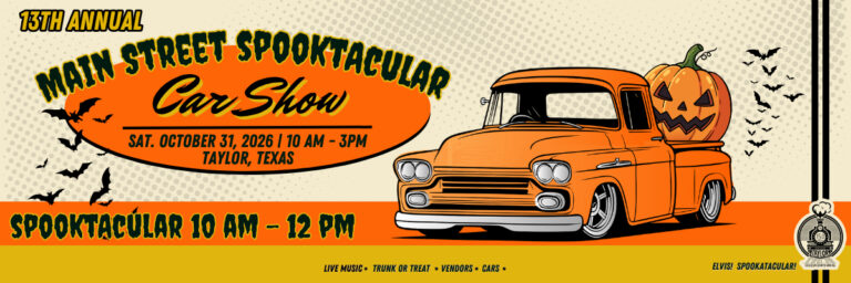 Annual Main Street Spooktacular Car Show car show in Taylor, TX