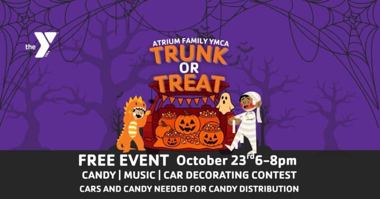 Atrium Family YMCA Trunk or Treat car show in Franklin, OH