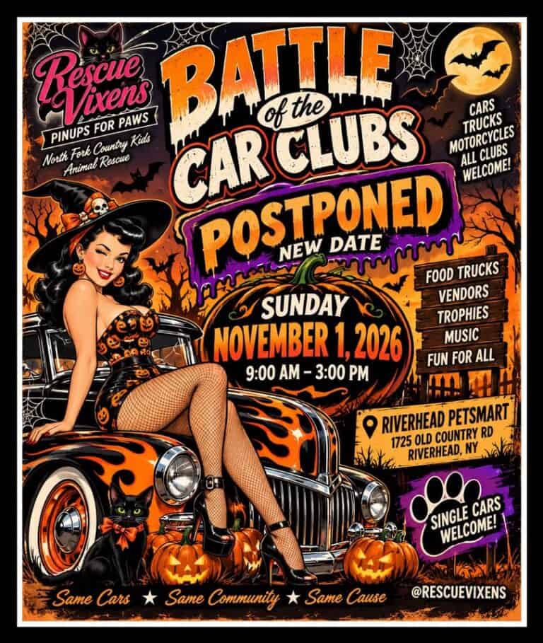 Battle of the Car Clubs car show in Riverhead, NY